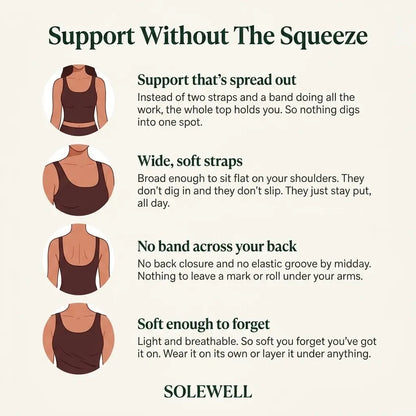 Solewell Built-In Bra Comfort Shaper Tank